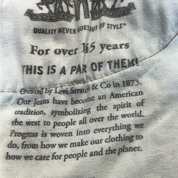 Levi’s 505 jeans size 42w 30L - Picture 5 of 5